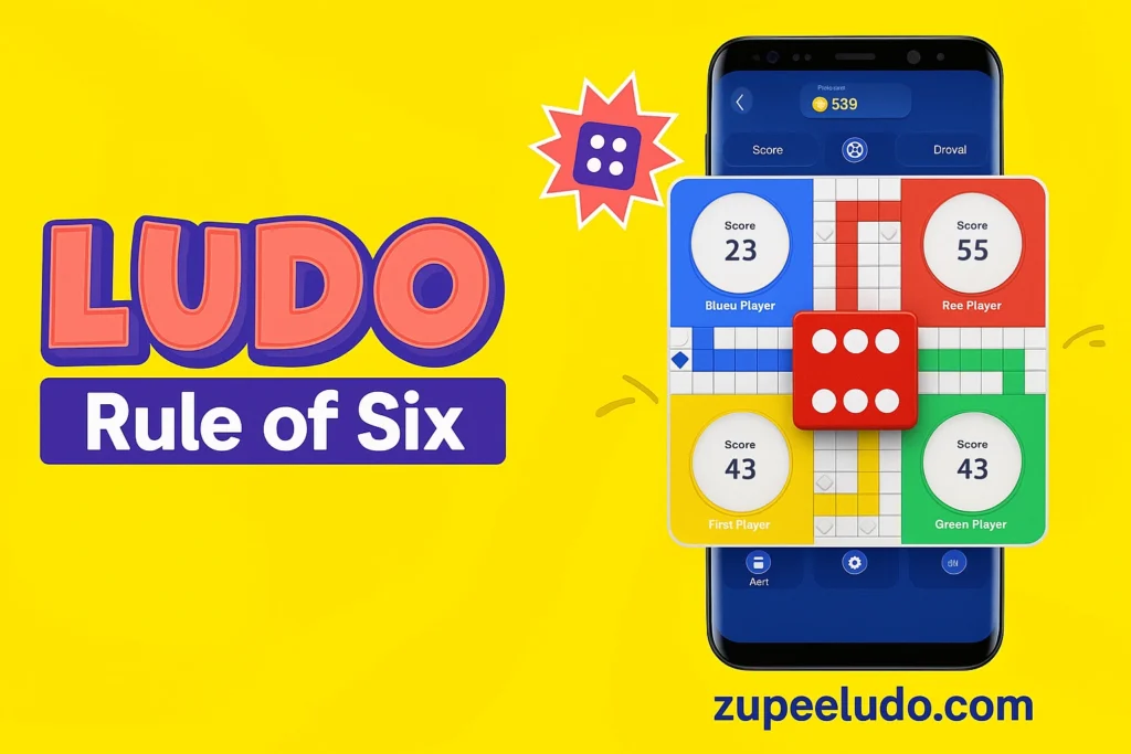 Rule of Six in Ludo for Winning Strategies