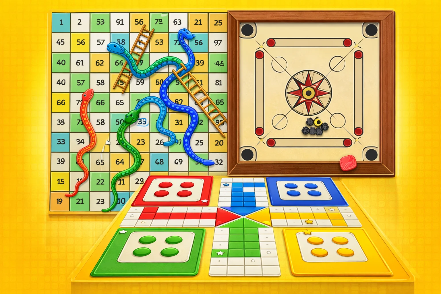 Snakes and Ladders Plus
